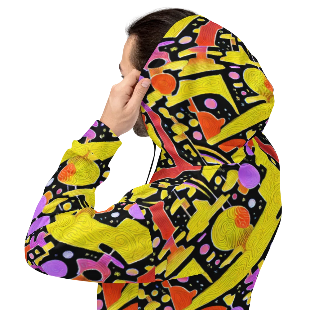 Cosmic Mushroom on Hoodie — Back