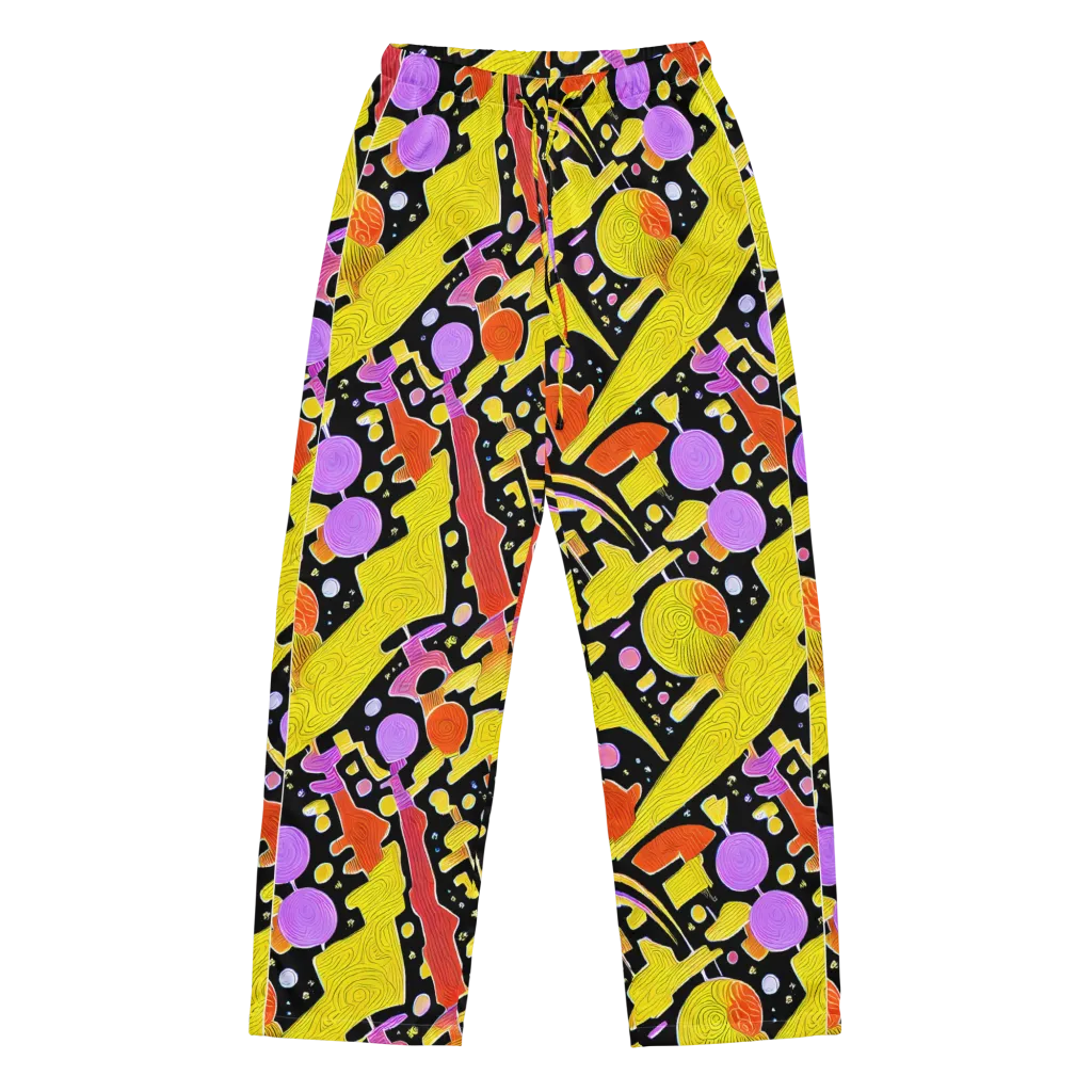 Cosmic Mushroom on Women's Pajama Pants — Front