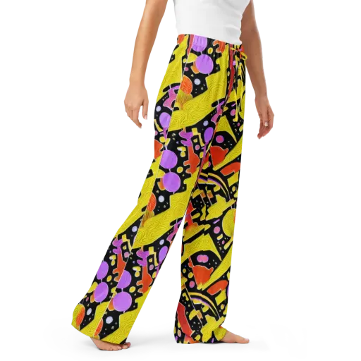 Cosmic Mushroom on a Women's Pajama Pants