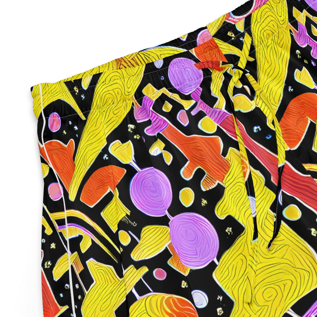 Cosmic Mushroom on Women's Pajama Shorts — Product details