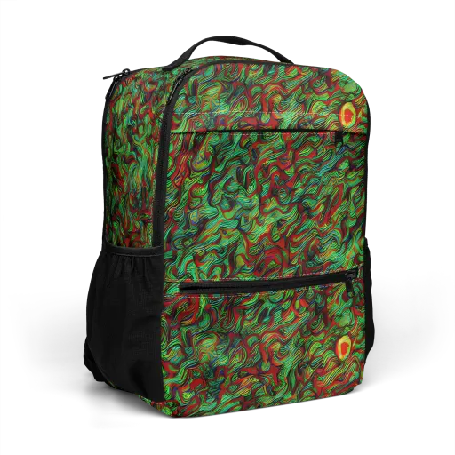 Viridian Fever on a Utility Backpack