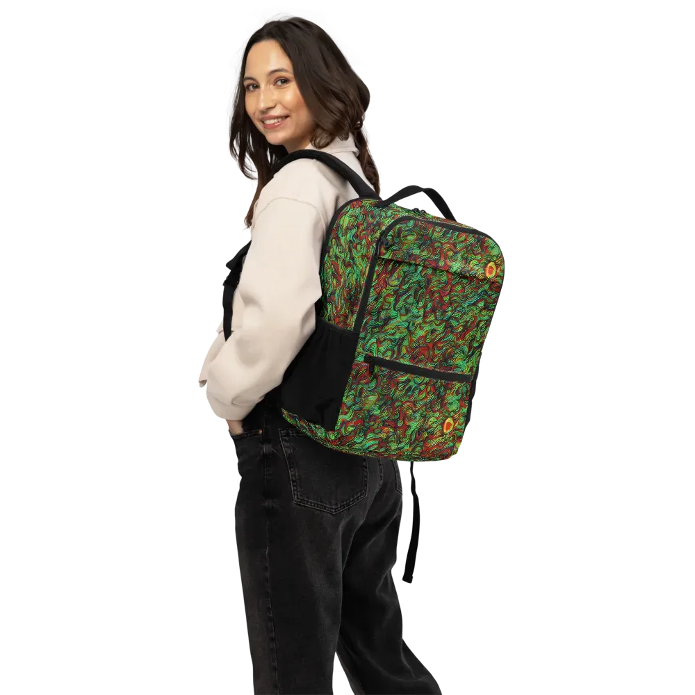 Viridian Fever on Utility Backpack — Back