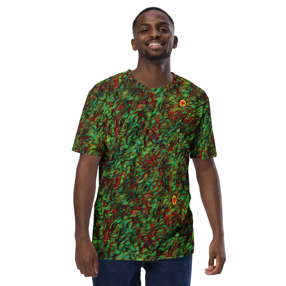 Viridian Fever on Men's Crew Neck T-Shirt — Front