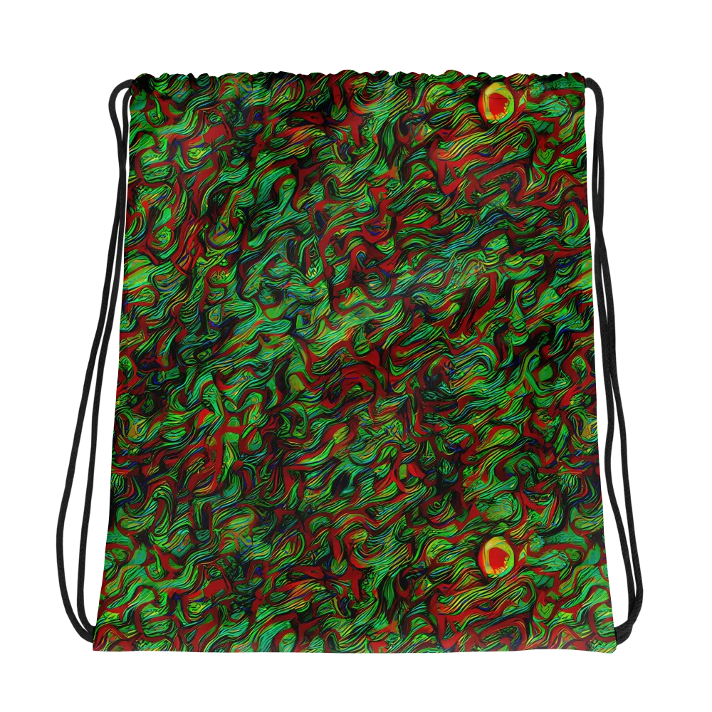 Viridian Fever on Drawstring Bag — Photo