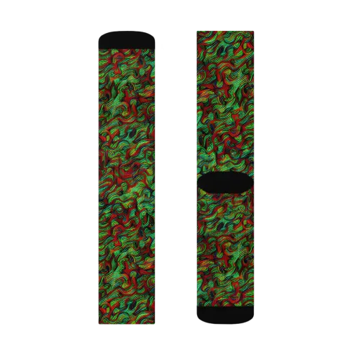 Viridian Fever on a Socks