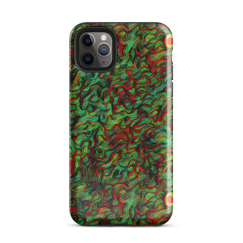 Viridian Fever on Tough Case for iPhone® — Front