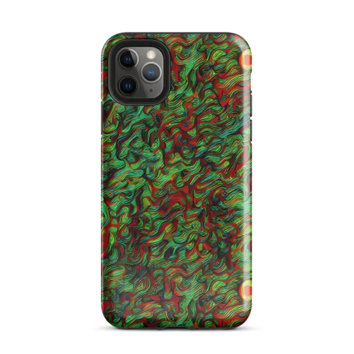Viridian Fever on a Tough Case for iPhone®
