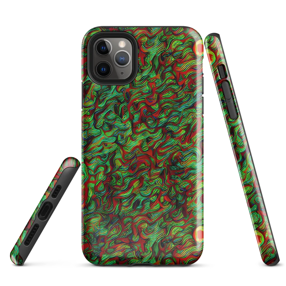 Viridian Fever on Tough Case for iPhone® — Front