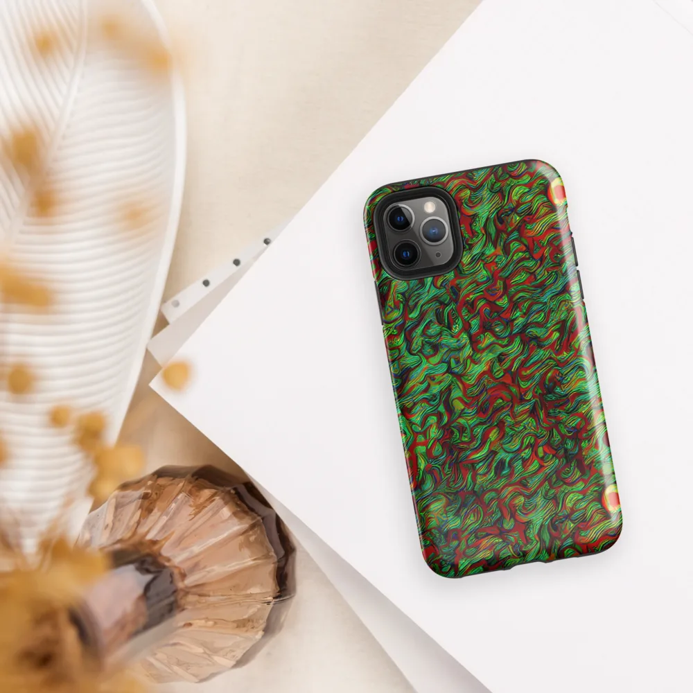 Viridian Fever on Tough Case for iPhone® — Front