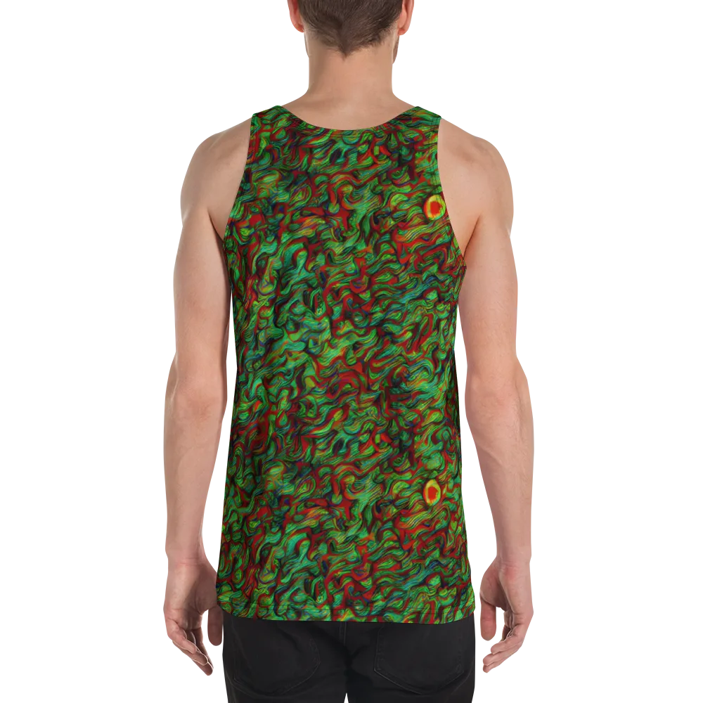 Viridian Fever on Men's Tank Top — Back