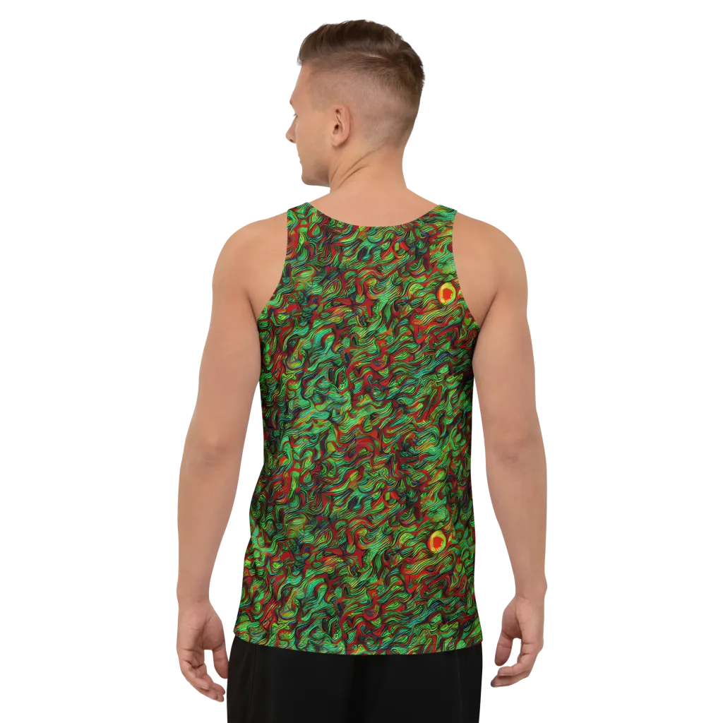 Viridian Fever on Men's Tank Top — Back