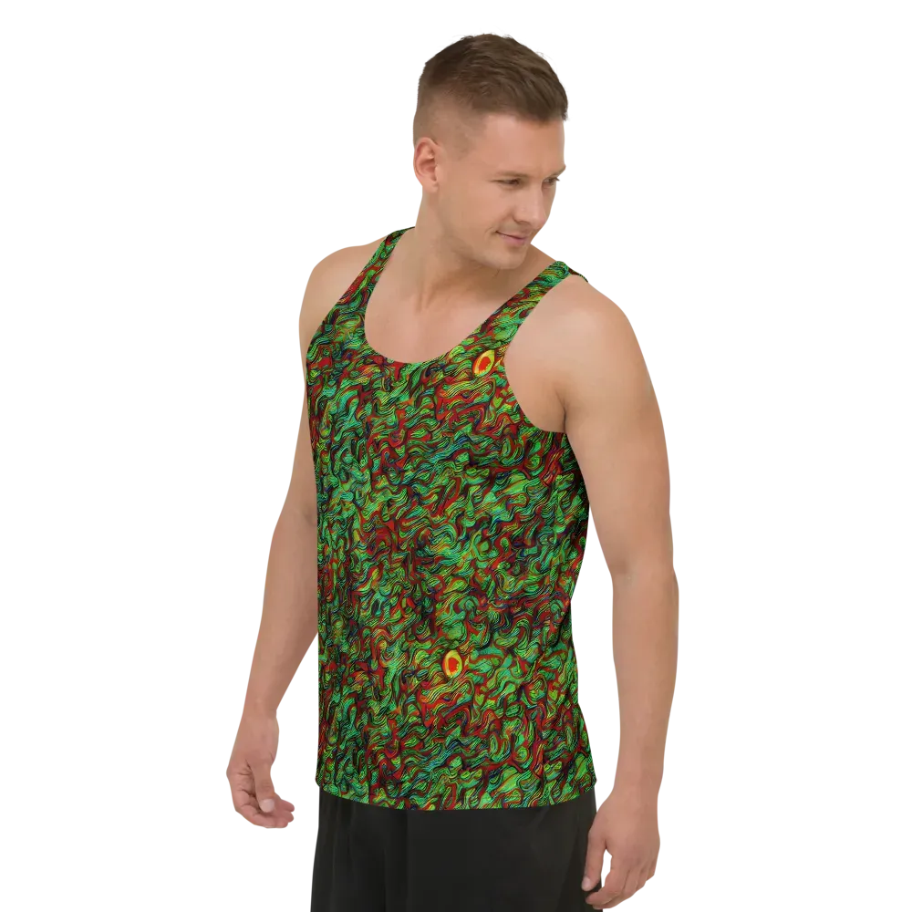 Viridian Fever on Men's Tank Top — Left Front
