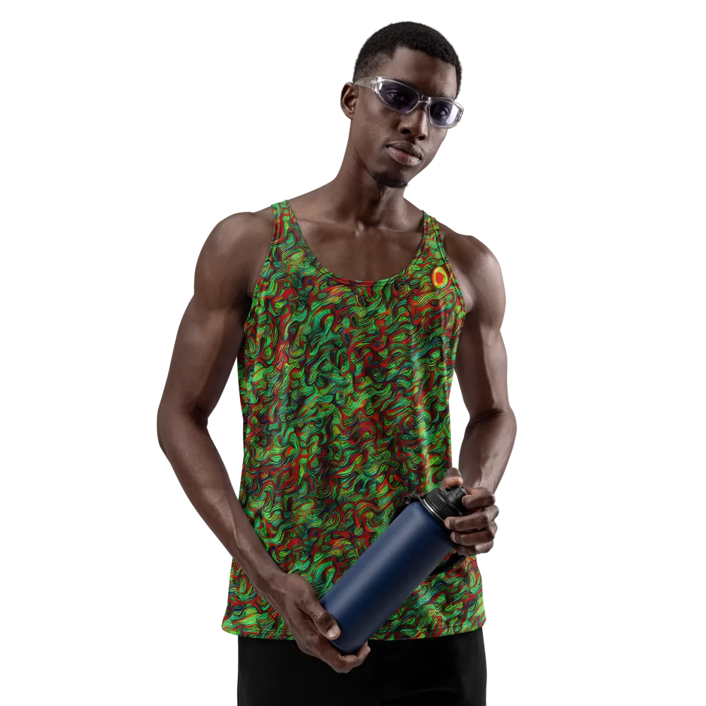 Viridian Fever on Men's Tank Top — Front