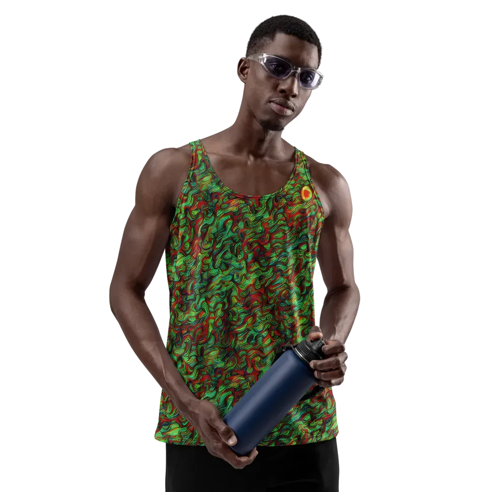 Viridian Fever on Men's Tank Top — Front