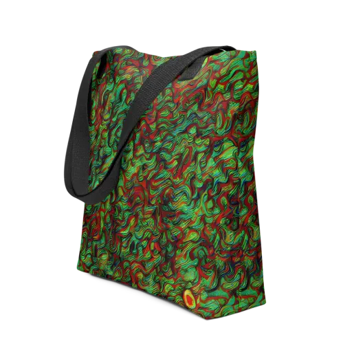 Viridian Fever on a Tote Bag