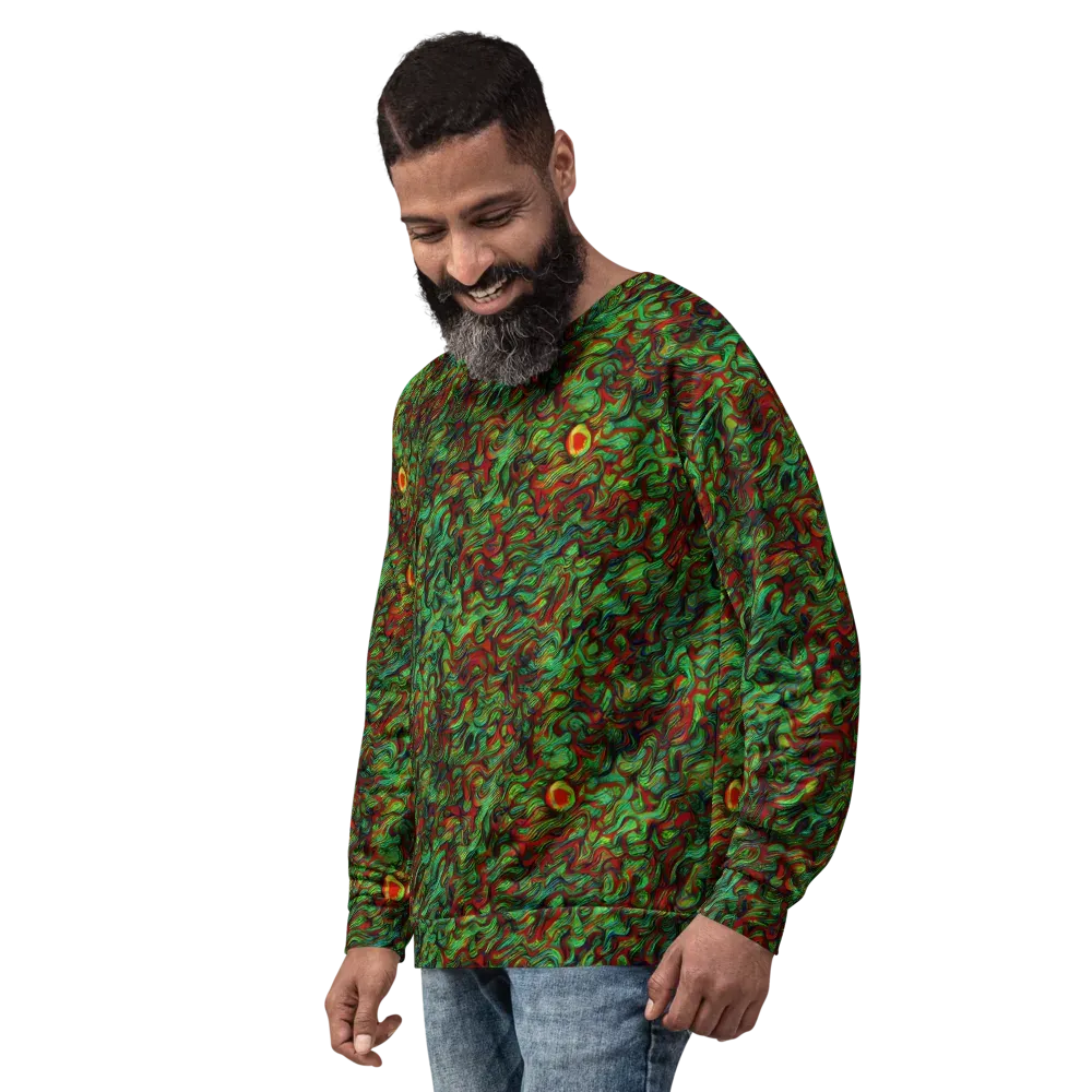 Viridian Fever on Sweatshirt — Left Front