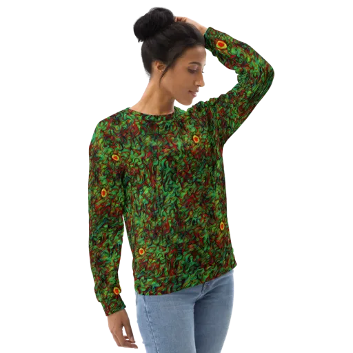 Viridian Fever on a Sweatshirt