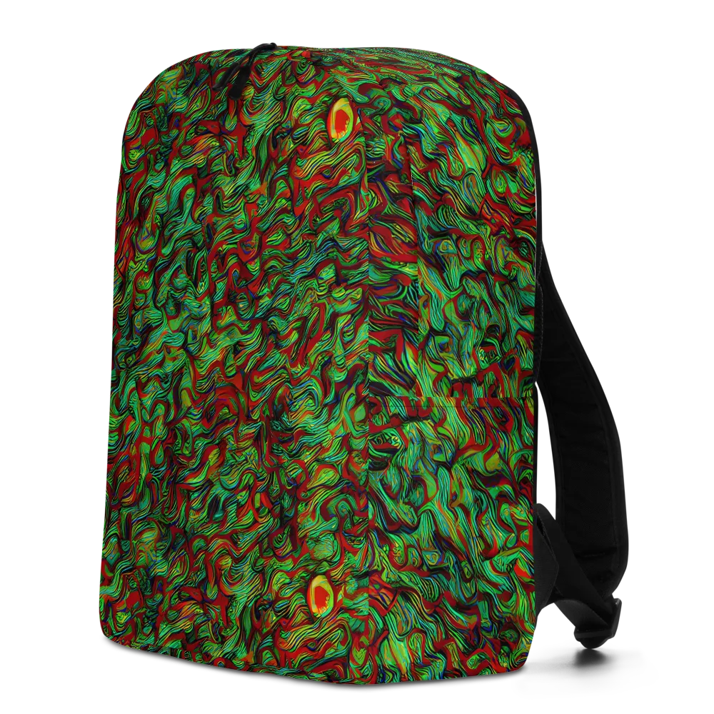Viridian Fever on Minimalist Backpack — Left
