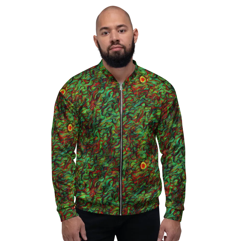 Viridian Fever on Bomber Jacket — Front
