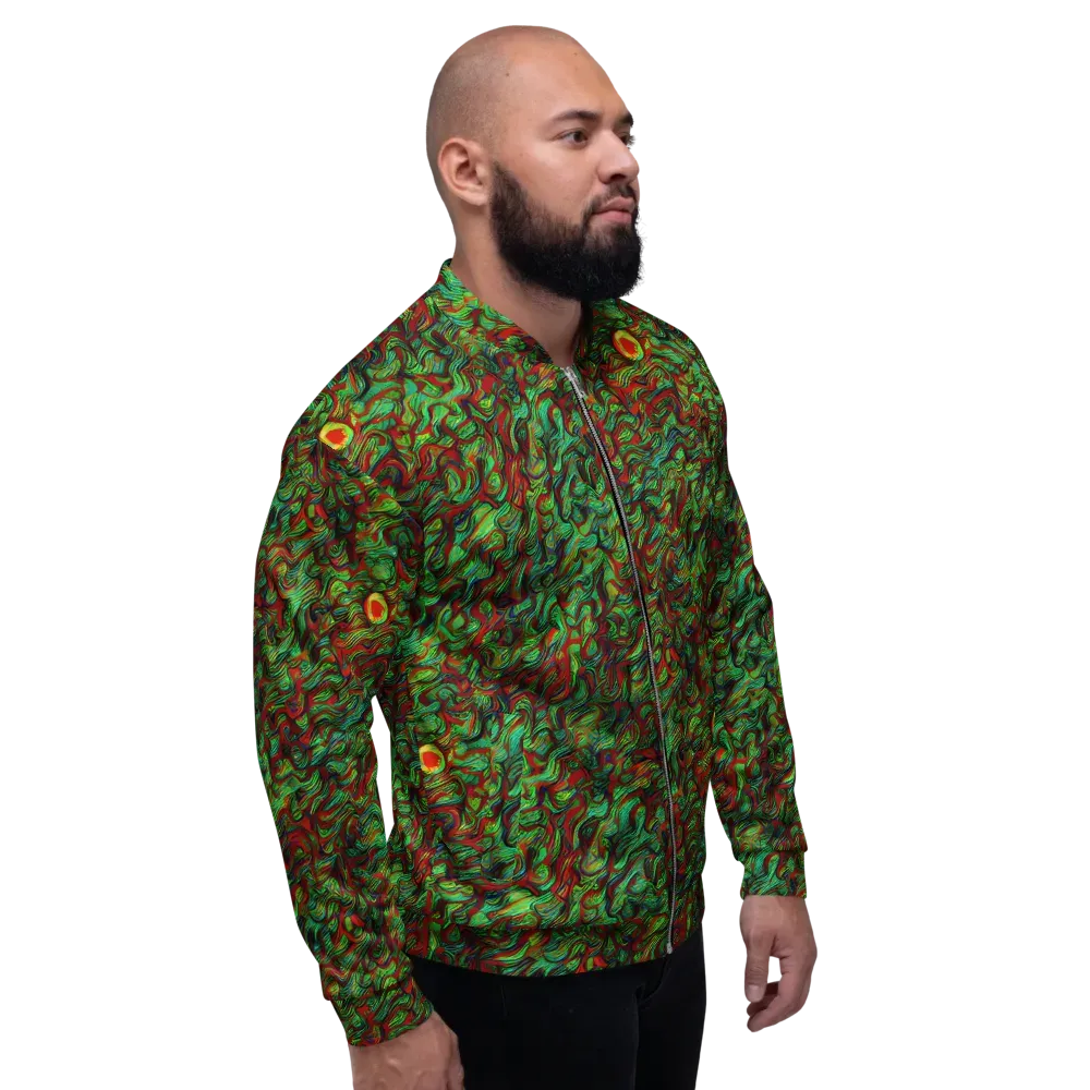 Viridian Fever on Bomber Jacket — Right