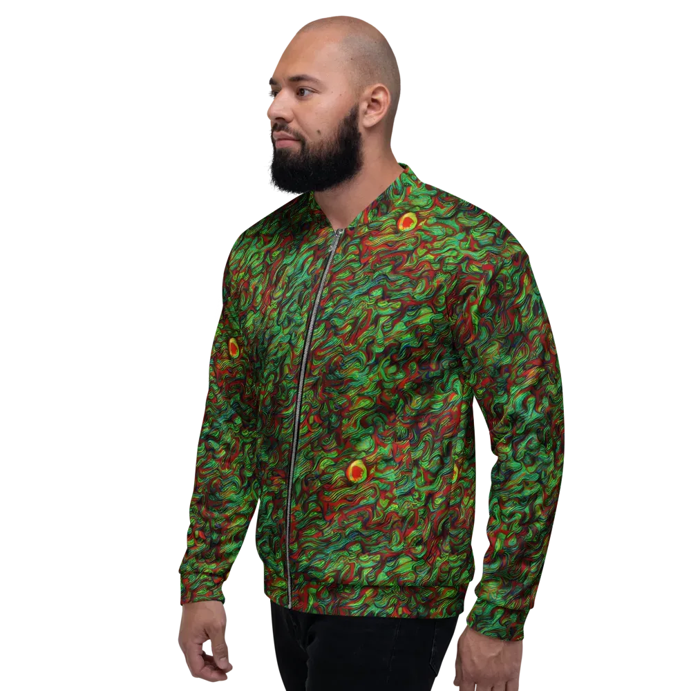 Viridian Fever on Bomber Jacket — Left