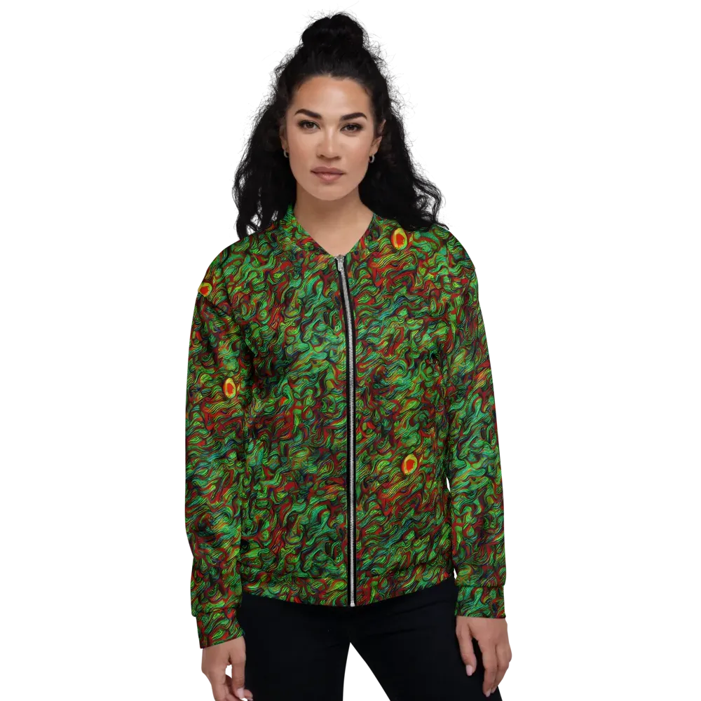 Viridian Fever on Bomber Jacket — Front