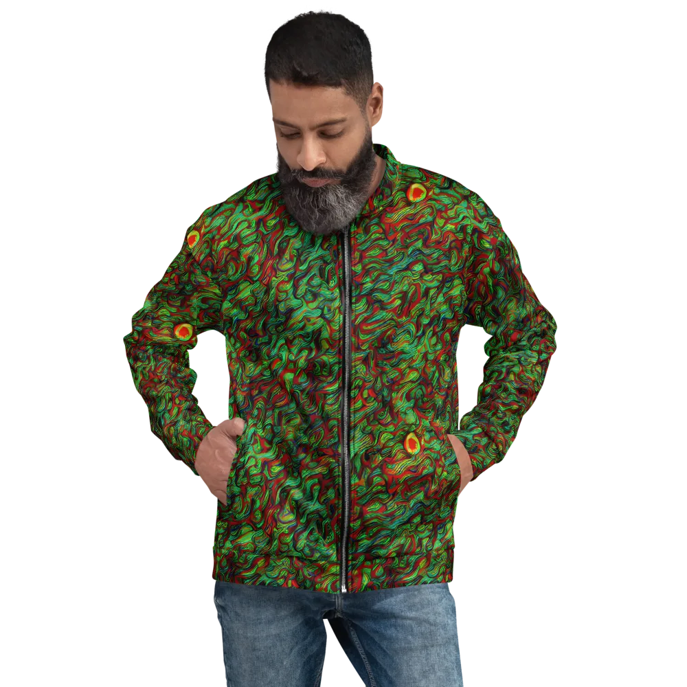 Viridian Fever on Bomber Jacket — Front