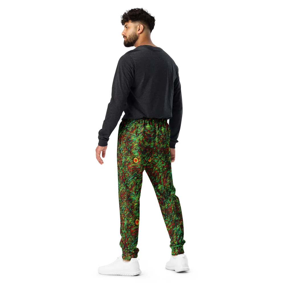 Viridian Fever on Men's Joggers — Back