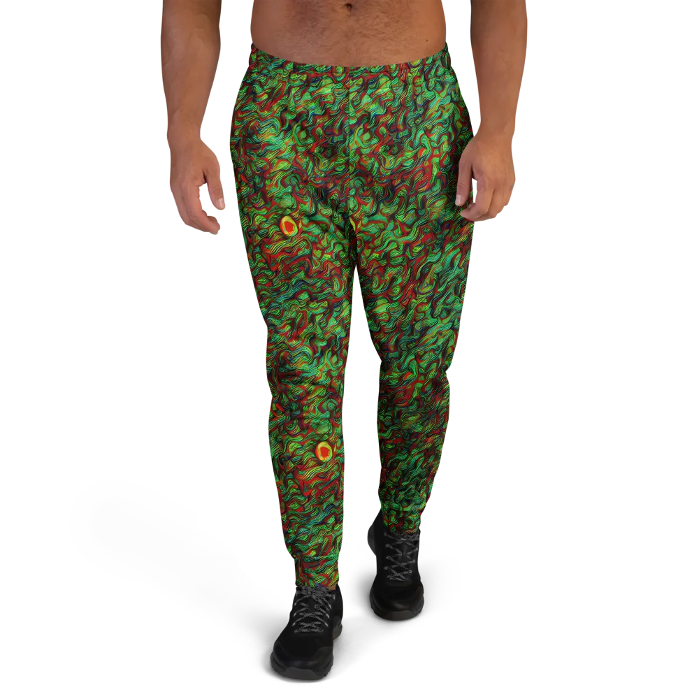 Viridian Fever on Men's Joggers — Front