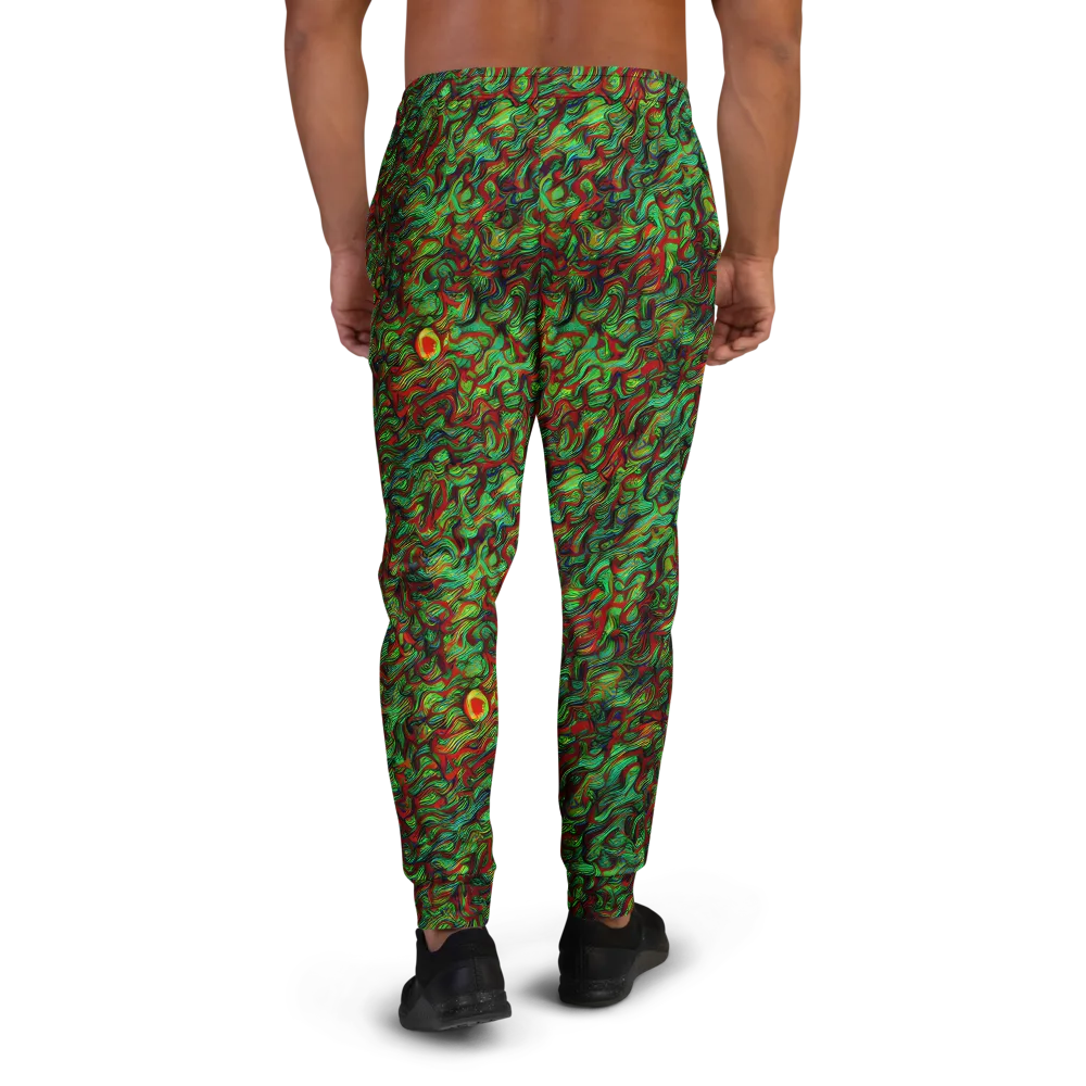 Viridian Fever on Men's Joggers — Back