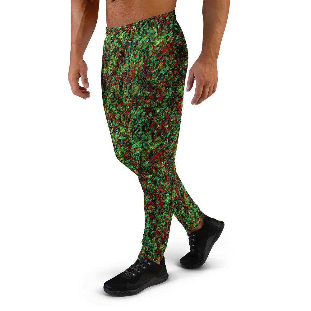 Viridian Fever on Men's Joggers — Left