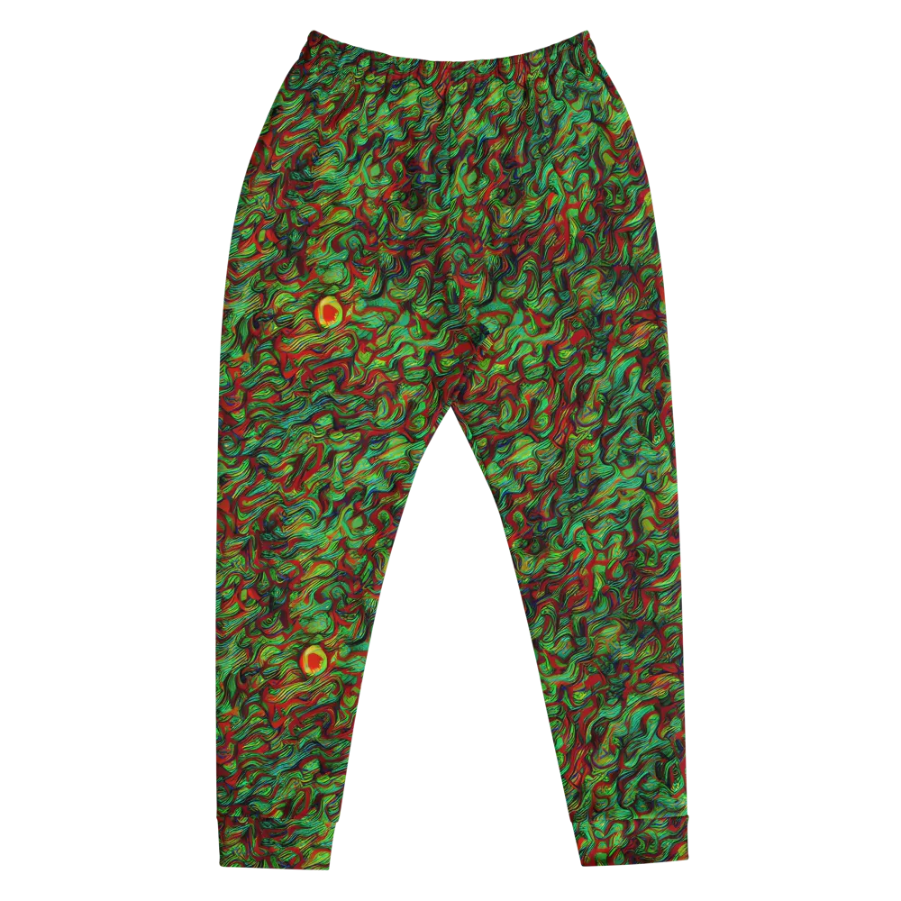 Viridian Fever on Men's Joggers — Front