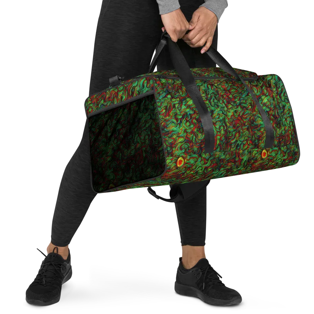 Viridian Fever on Duffle Bag — Right Front
