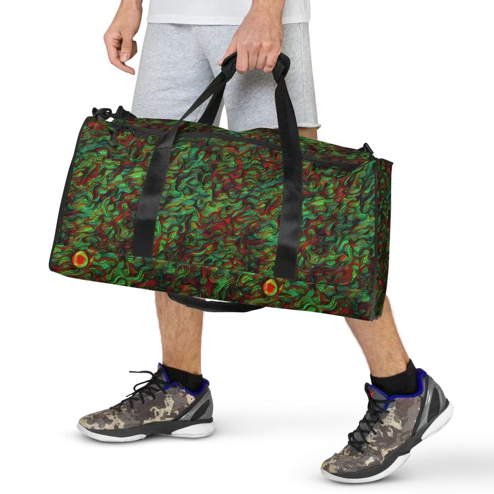 Viridian Fever on Duffle Bag — Front
