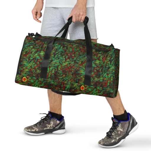 Viridian Fever on a Duffle Bag