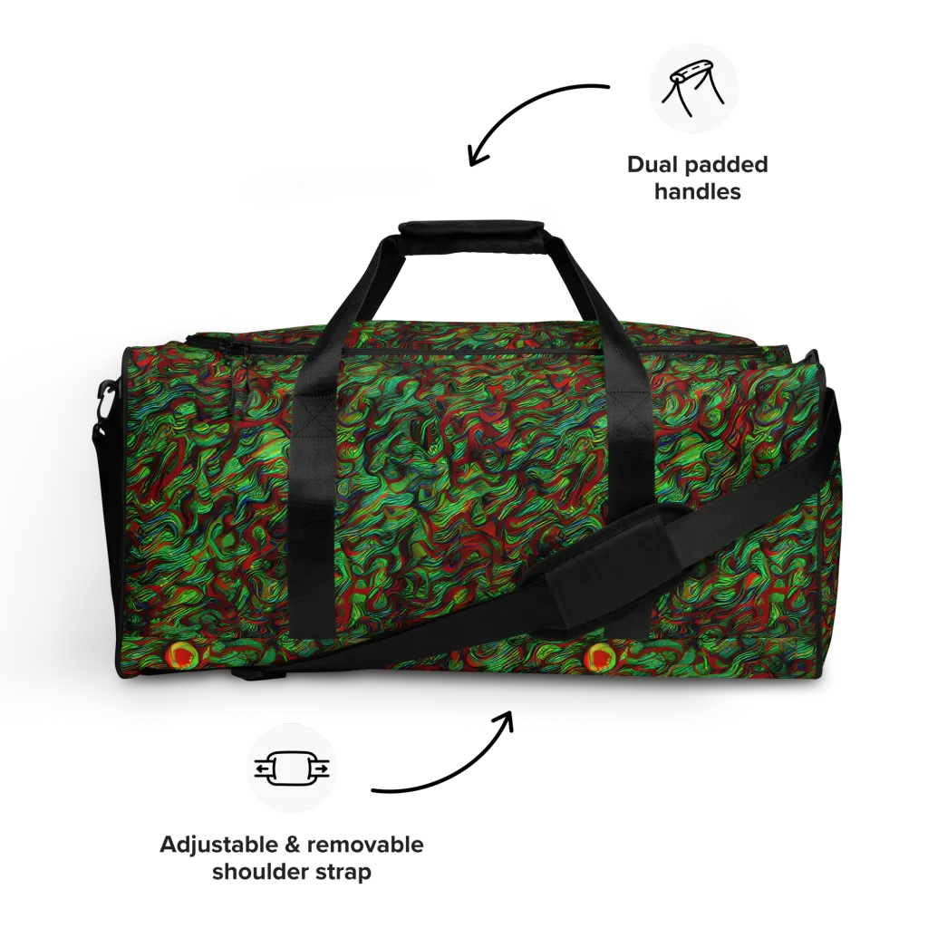 Viridian Fever on Duffle Bag — Front