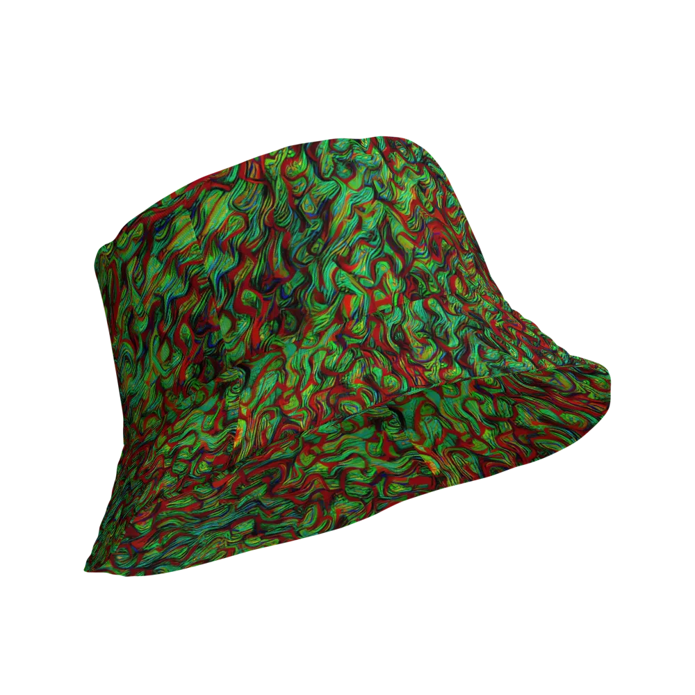 Viridian Fever on Reversible Bucket Hat — Product details Outside