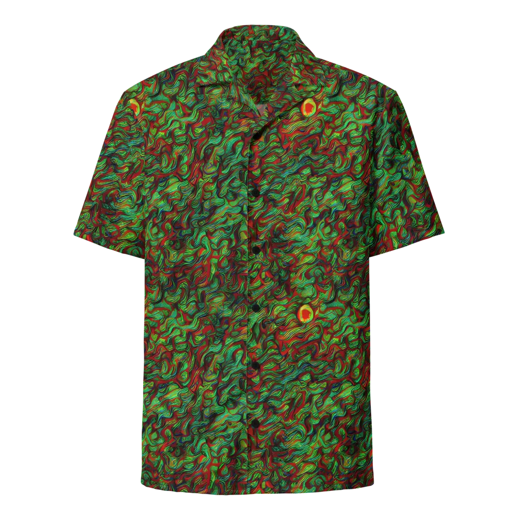 Viridian Fever on Button Shirt — Front