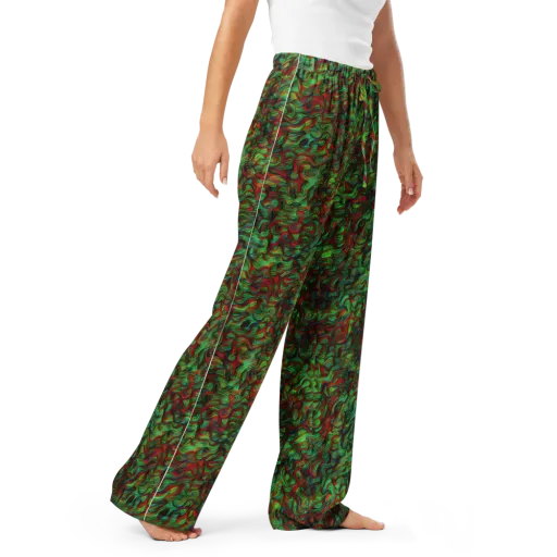 Viridian Fever on a Women's Pajama Pants