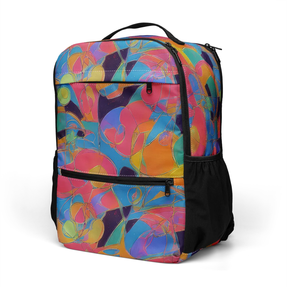 Mosaic Fever on Utility Backpack — Left Front