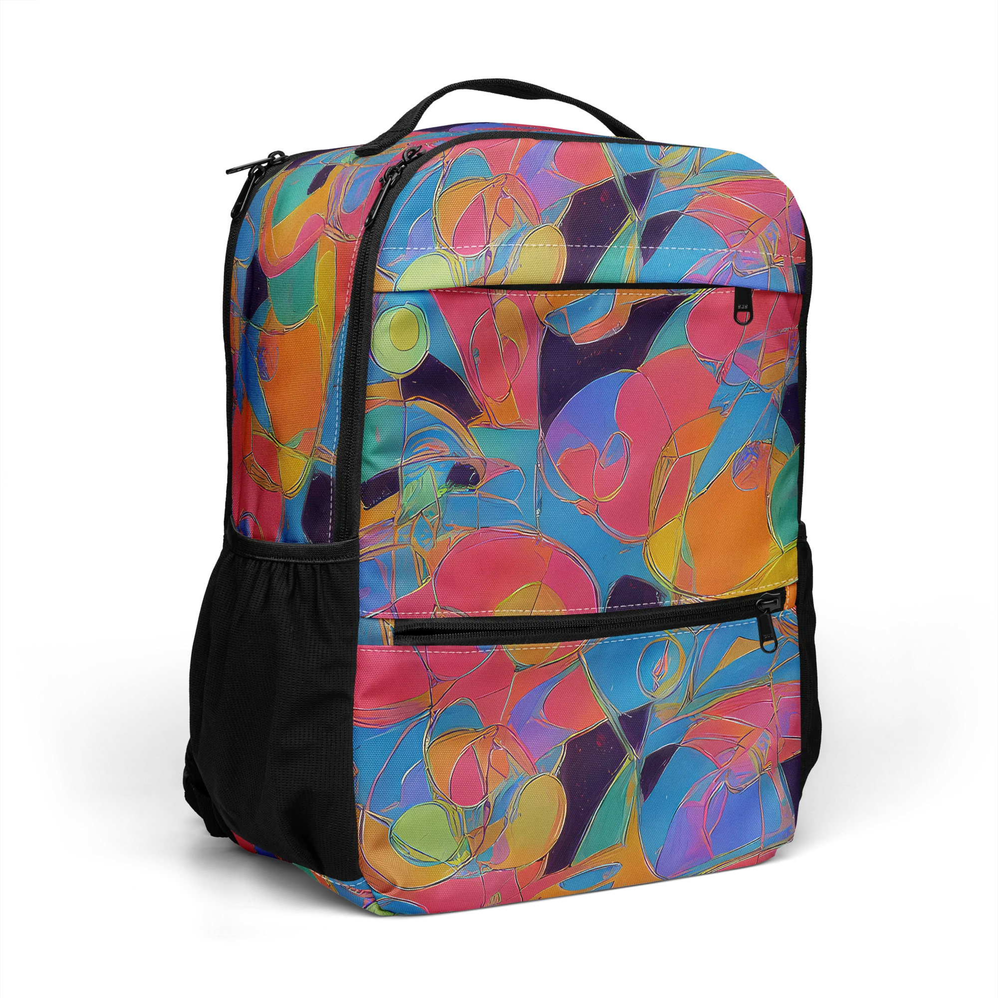 Mosaic Fever on Utility Backpack — Right Front