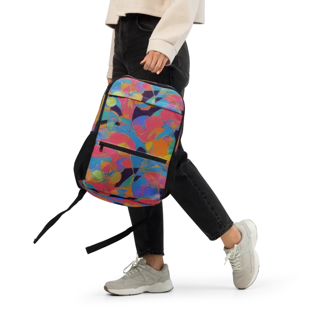 Mosaic Fever on Utility Backpack — Front