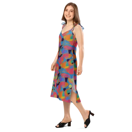 Mosaic Fever on a Slip Dress