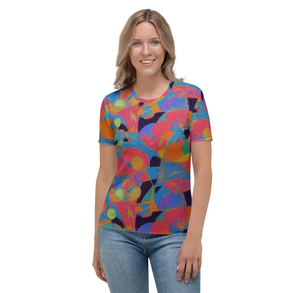 Mosaic Fever on Women's Crew Neck T-Shirt — Front