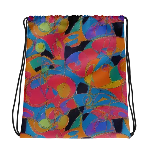 Mosaic Fever on a Drawstring Bag