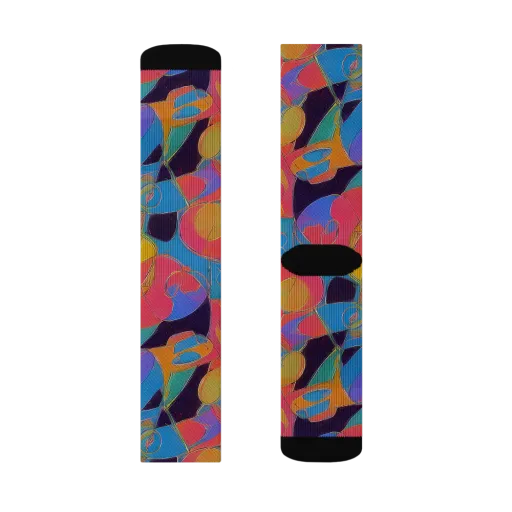 Mosaic Fever on a Socks