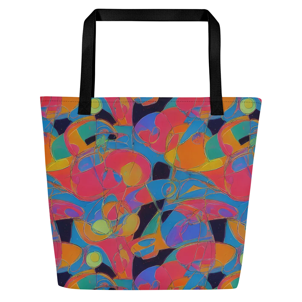 Mosaic Fever on Large Tote Bag W/ Pocket — Front