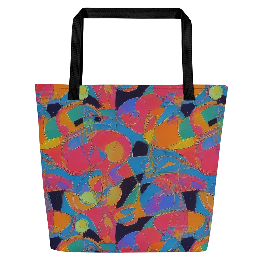 Mosaic Fever on Large Tote Bag W/ Pocket — Front