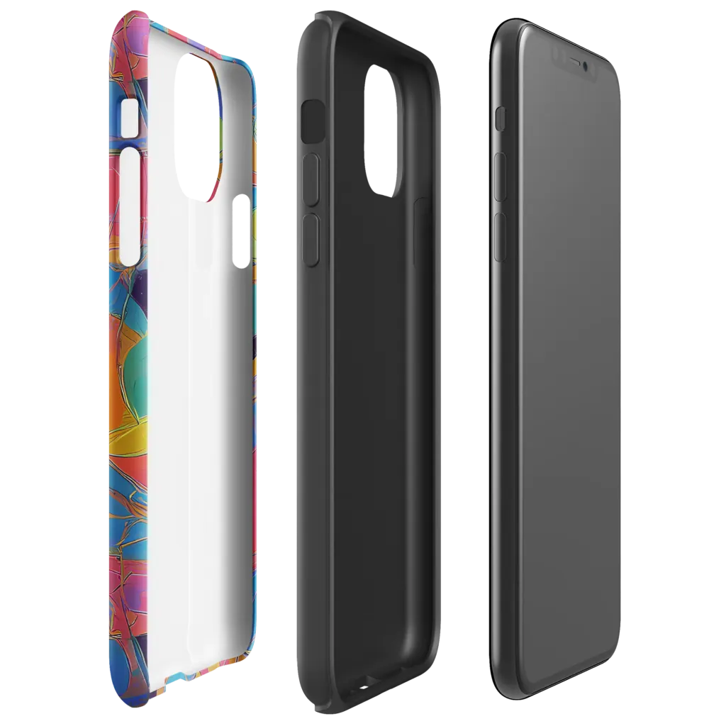 Mosaic Fever on Tough Case for iPhone® — Right