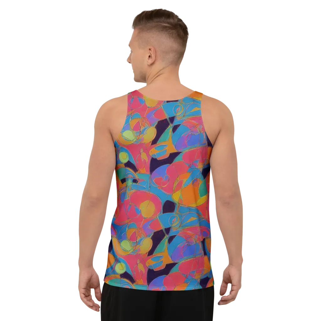 Mosaic Fever on Men's Tank Top — Back